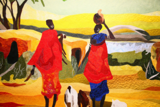 Pictorial Quilts African Village